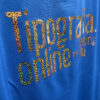 T-shirt con stampa in oro, argento e olografico - immagine 6